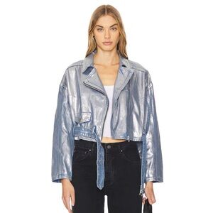 Hensely Jacket in Silver size XS New!